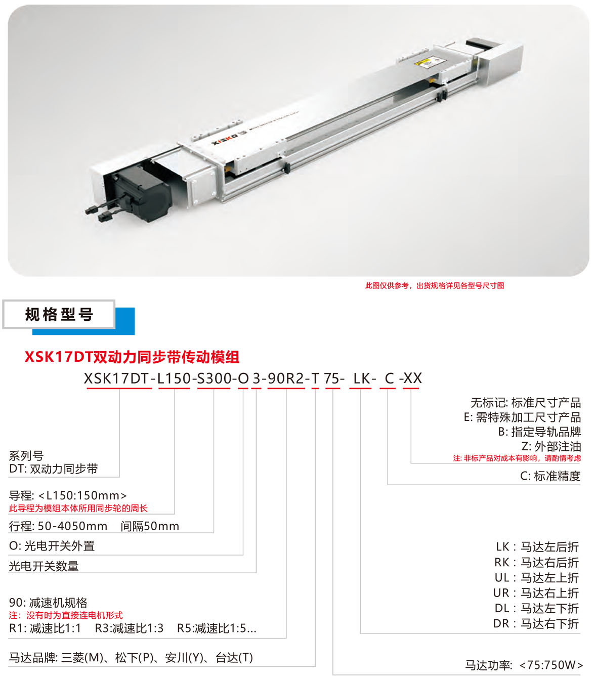 雙動(dòng)力皮帶模組XSK-17DT